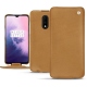 Funda de piel OnePlus 7 - Castan esparciate