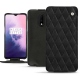 Funda de piel OnePlus 7 - Negre poudro - Couture