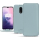 OnePlus 7 leather case - Bleu Ciel PU
