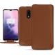 Funda de piel OnePlus 7 - Marron PU
