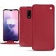 Capa em pele OnePlus 7 - Rouge passion