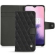 Capa em pele OnePlus 7 - Noir - Couture ( Nappa - Black ) 