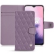 Funda de piel OnePlus 7 - Lilas - Couture ( Nappa - Pantone 2645U ) 