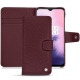 Custodia in pelle OnePlus 7 - Lie de vin ( Pantone 5115C ) 
