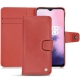 Custodia in pelle OnePlus 7 - Cerise vintage ( Pantone 185C ) 