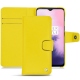 Capa em pele OnePlus 7 - Jaune fluo