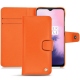 Capa em pele OnePlus 7 - Orange fluo