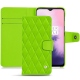 Housse cuir OnePlus 7 - Vert fluo - Couture