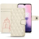 Funda de piel OnePlus 7 - Blanc escumo - Couture