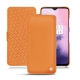 Lederschutzhülle OnePlus 7 - Orange ( Nappa - Pantone 1495U ) 