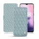 Custodia in pelle OnePlus 7 - Bleu ciel - Couture ( Nappa - Pantone 277C ) 