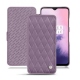 レザーケース OnePlus 7 - Lilas - Couture ( Nappa - Pantone 2645U ) 