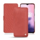 Lederschutzhülle OnePlus 7 - Cerise vintage ( Pantone 185C ) 
