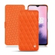 Funda de piel OnePlus 7 - Orange fluo - Couture