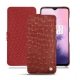Housse cuir OnePlus 7 - Autruche ciliegia