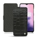 Custodia in pelle OnePlus 7 - Crocodile nero