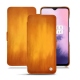 Lederschutzhülle OnePlus 7 - Orange Patine