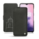 Housse cuir OnePlus 7 - Negre poudro