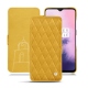 Funda de piel OnePlus 7 - Jaune soulèu - Couture