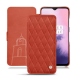 Custodia in pelle OnePlus 7 - Arange clouquié - Couture