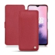 Housse cuir OnePlus 7 - Rouge passion