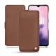 Capa em pele OnePlus 7 - Marron délicat
