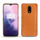Capa em pele OnePlus 7 - Mandarine vintage ( Pantone 165C ) 