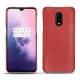 Capa em pele OnePlus 7 - Cerise vintage ( Pantone 185C ) 