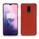 Capa em pele OnePlus 7 - Papaye ( Pantone 180C ) 