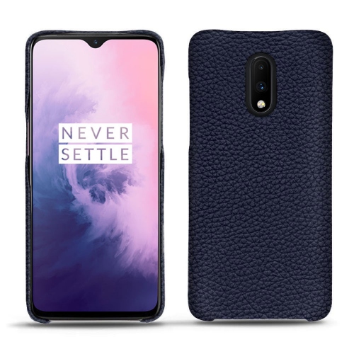 Oneplus 7 - Housses cuir chics et élégantes Cobalt ( Pantone #2b253f ) 