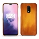 OnePlus 7 leather cover - Orange Patine