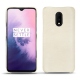 Coque cuir OnePlus 7 - Blanc escumo