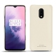 Coque cuir OnePlus 7 - Blanc PU