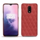 Lederschutzhülle OnePlus 7 - Cerise vintage - Couture