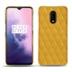 Funda de piel OnePlus 7 - Jaune soulèu - Couture