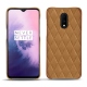OnePlus 7 leather cover - Castan esparciate - Couture