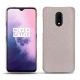 OnePlus 7 leather cover - Taupe innocent