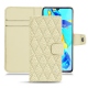 Lederschutzhülle Huawei P30 - Ivoire - Couture ( Sleek P C12 - White ) 