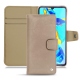 Huawei P30 leather case - Taupe vintage ( Pantone 7530C ) 