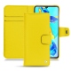 Huawei P30 leather case - Jaune fluo