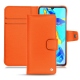 Capa em pele Huawei P30 - Orange fluo