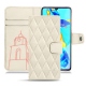 硬质真皮保护套 Huawei P30 - Blanc escumo - Couture
