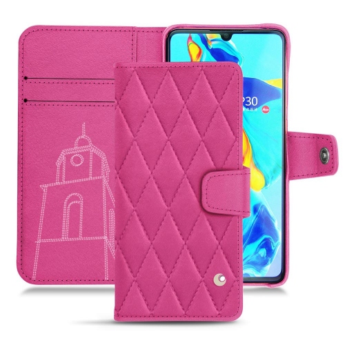 Huawei P30 leather caseRose BB - Couture ( Pantone #DB599F )