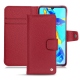 Huawei P30 leather case - Rouge passion