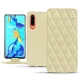 Capa em pele Huawei P30 - Beige - Couture ( Nappa - Pantone 7502C ) 