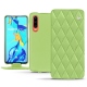 Funda de piel Huawei P30 - Vert olive - Couture ( Nappa - Pantone 578U ) 