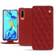 Custodia in pelle Huawei P30 - Tomate - Couture ( Pantone 187C ) 
