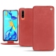 Capa em pele Huawei P30 - Cerise vintage ( Pantone 185C ) 