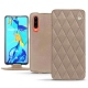 Housse cuir Huawei P30 - Taupe vintage - Couture