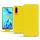 Housse cuir Huawei P30 - Jaune fluo